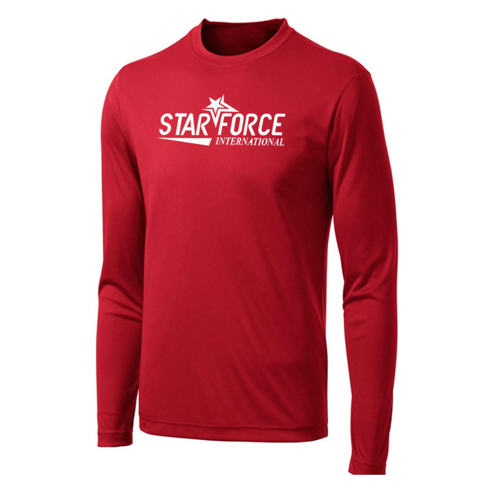 Dri-Equip Long Sleeve Moisture Wicking Athletic Shirts. Lightweight, roomy and highly breathable with moisture wicking fabric