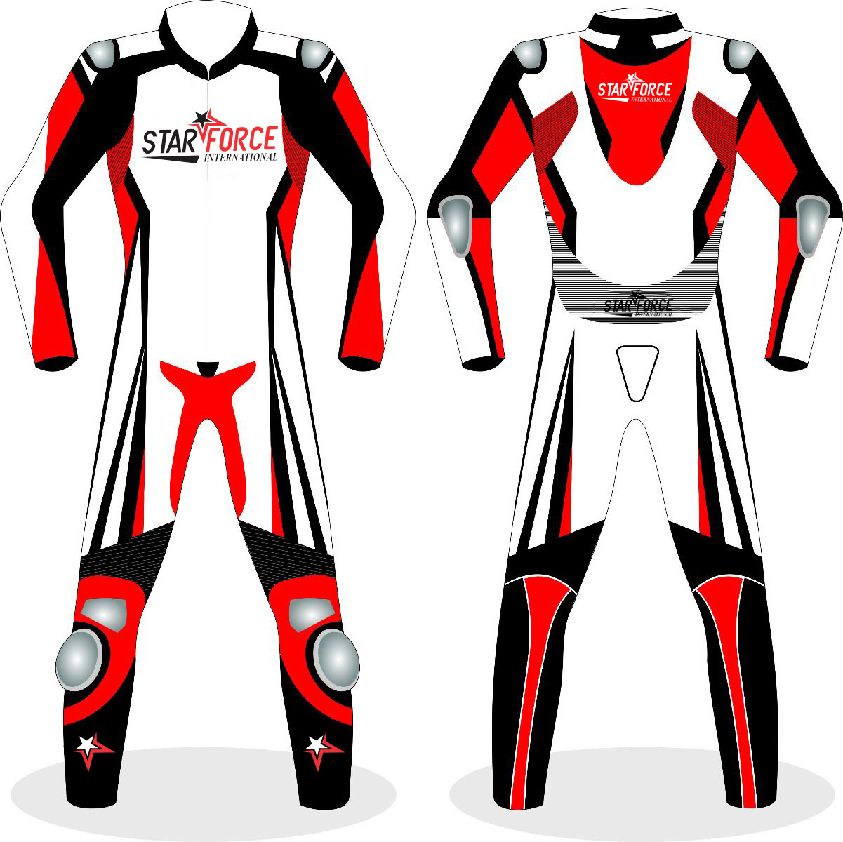 SFI High Quality Custom Wholesale Men's Motorcycle 1 Piece Custom Suit with CE Protectors and Aerodynamic Hump