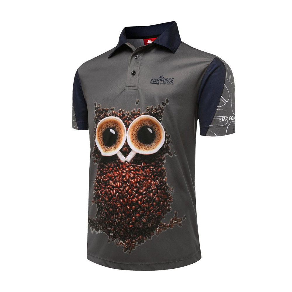 Wholesale Slim Fit Men Women Quick Dry High Quality Custom Sublimated Print Polo Shirt for Public School