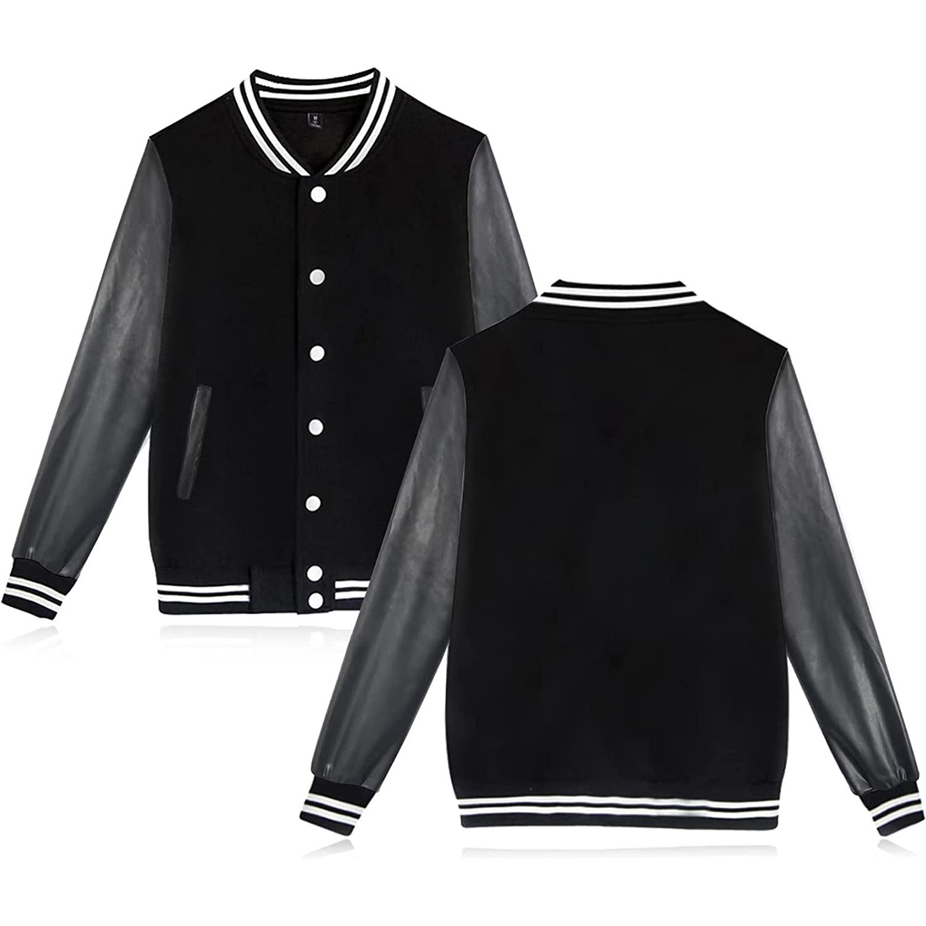 Hot Selling Custom Cool Style Fleece Winter Varsity Jackets Baseball Bomber Leather Varsity Jackets For Men