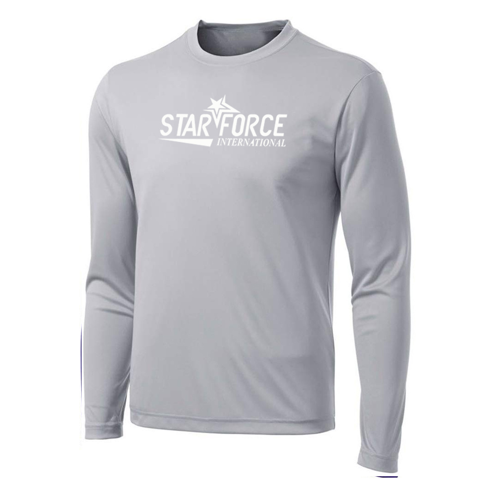 Dri-Equip Long Sleeve Moisture Wicking Athletic Shirts. Lightweight, roomy and highly breathable with moisture wicking fabric