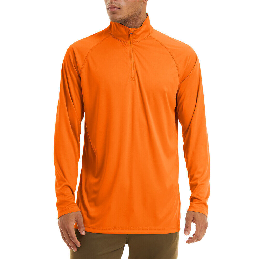 Custom Solid Color Quick Dry UPF50+ Breathable Deodorant Moisture Wicking Long Sleeve Fishing Shirt