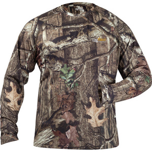 Wholesale Realtree Camouflage Hunting T Shirt Fast Dry Outdoor Sport Quick Dry Camo T shirt