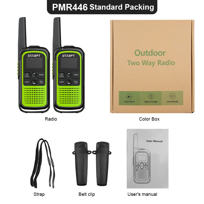 Starft JV01 0.5w Walkie Talkie De Largo Alcance PMR FRS Talkie Walkie Torch Light License Free walkie talkie For Outdoor