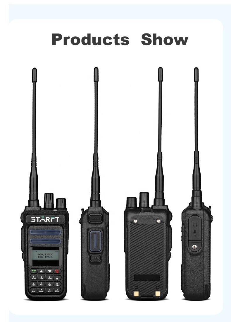 Starft X2UV 5W Scanning VOX DTMF Dual Band uhf talki vhf walki  2200mah Voice Encryption two way radio With Keypad