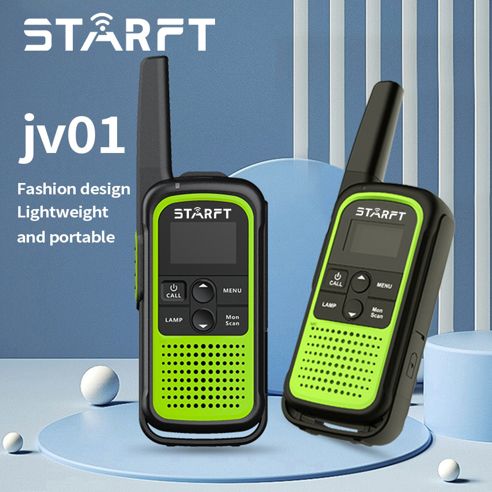 Starft JV01 0.5w Walkie Talkie De Largo Alcance PMR FRS Talkie Walkie Torch Light License Free walkie talkie For Outdoor