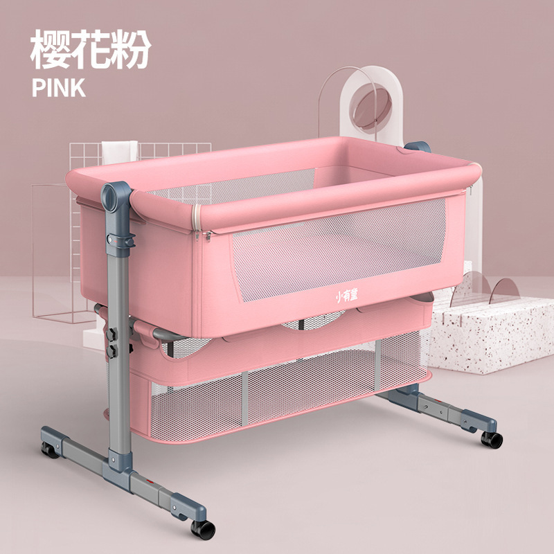 Compact Cribside Crib for Small Spaces Multifunction Customized Shaker Baby Clothing Sets Baby Cradle Glass Baby Swing