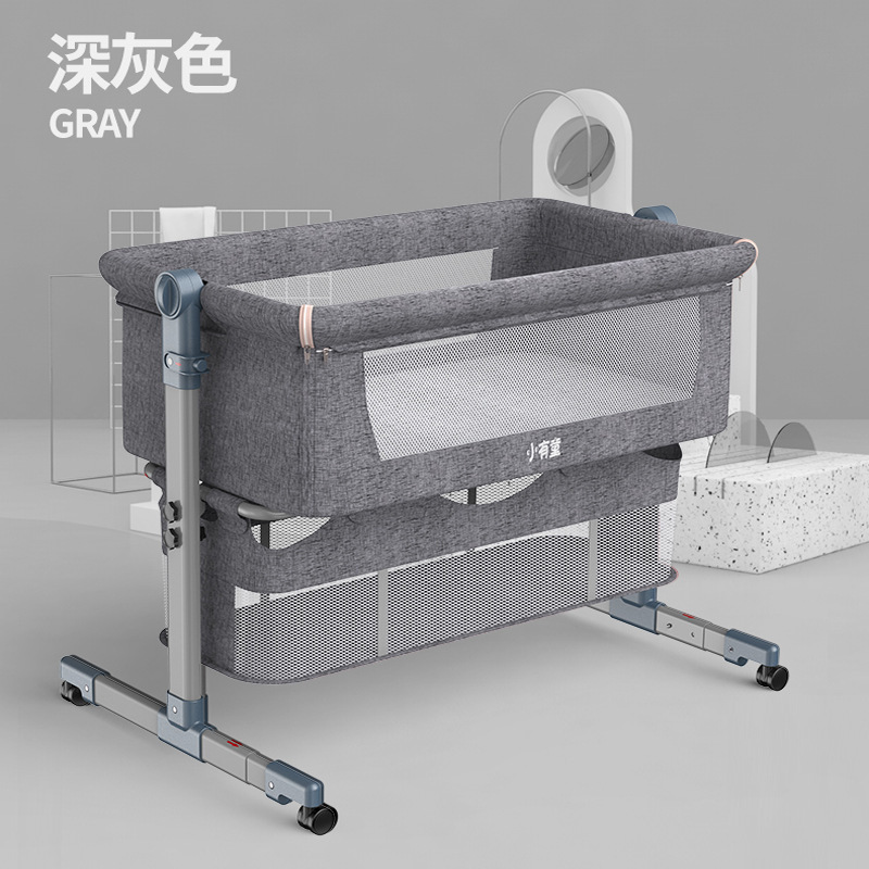 Compact Cribside Crib for Small Spaces Multifunction Customized Shaker Baby Clothing Sets Baby Cradle Glass Baby Swing