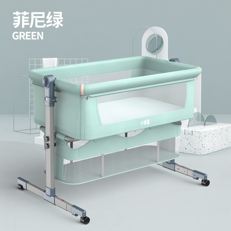 Compact Cribside Crib for Small Spaces Multifunction Customized Shaker Baby Clothing Sets Baby Cradle Glass Baby Swing