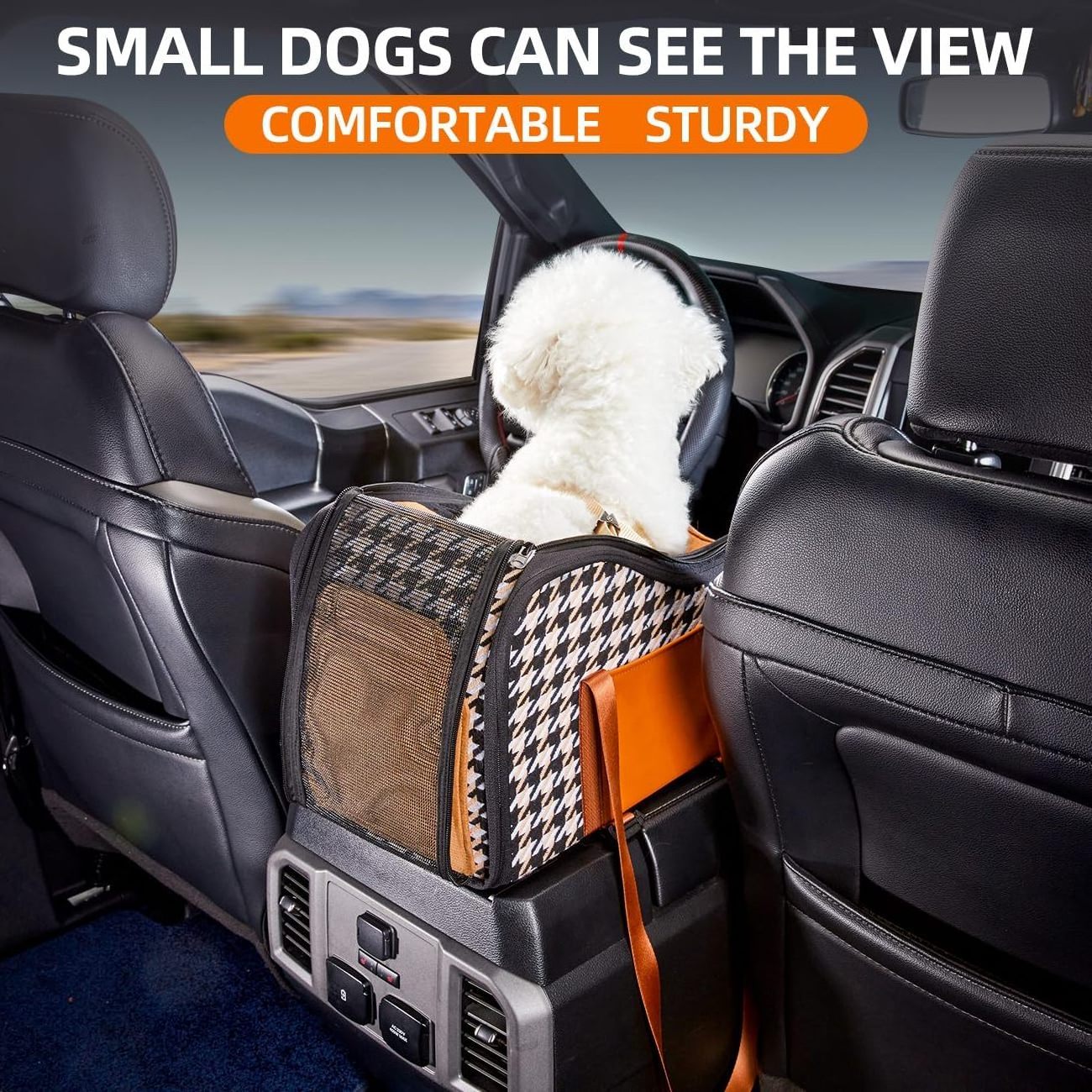 Factory cheap wholesale For Dogs ,Travel Pet Booster Puppy Auto Center Console Dog Car Seat