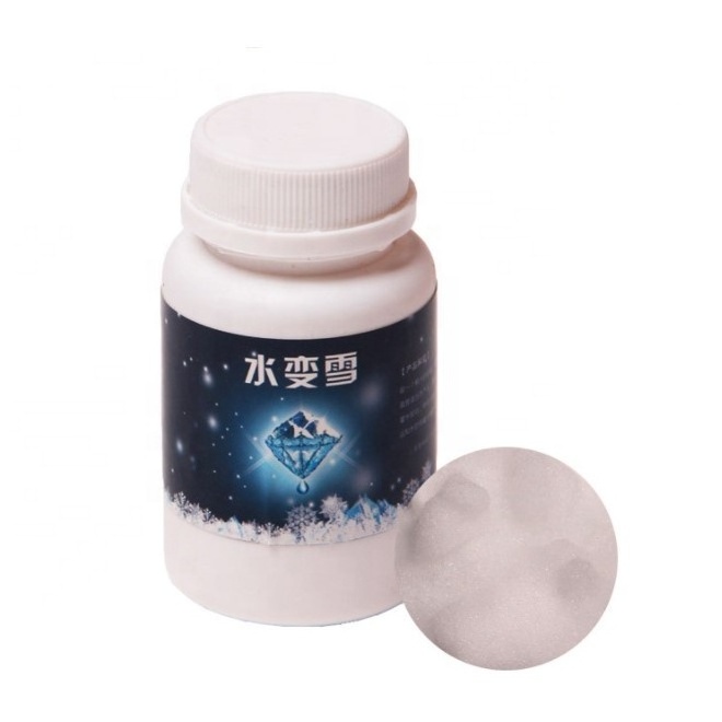 DIY Handmade Instant Snow Magic Artificial Snow Powder For Christmas Festival Decor