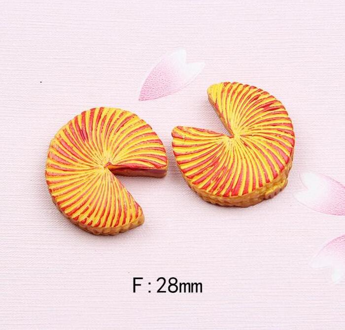 2019 New Design  Flat Back Cabochons Crafts Charms In Cake Pizza Shapes DIY Resin Ornaments Slime Charms