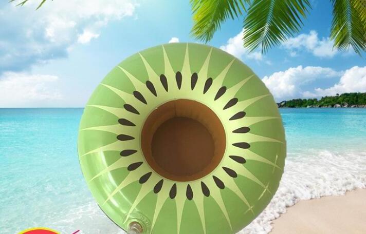 Small Cute  Plastic  Floating Cup Holder Pineapple Watermelon Flamingo Iation Drink Holder