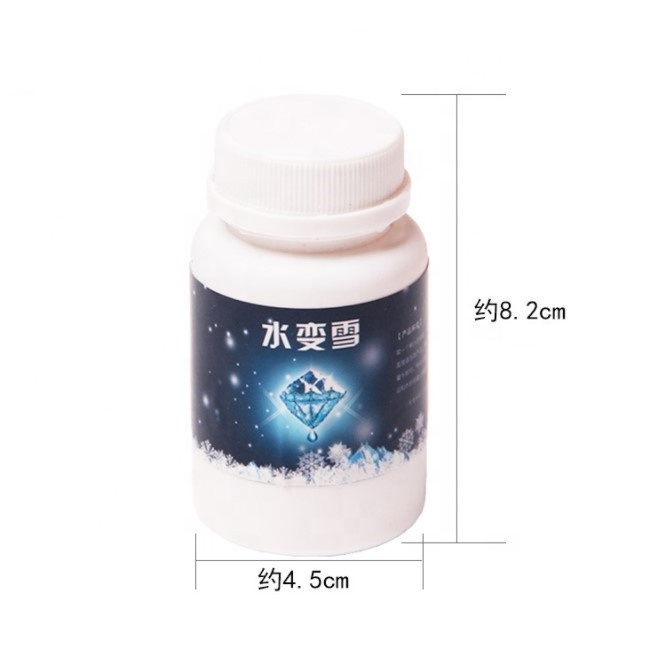 DIY Handmade Instant Snow Magic Artificial Snow Powder For Christmas Festival Decor