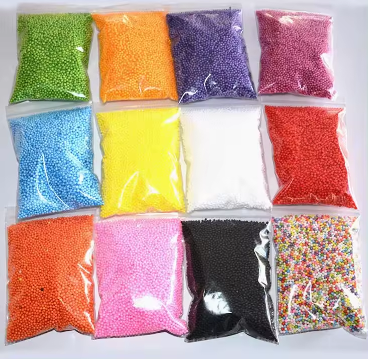 DIY Snow Mud Particles Balls Not faded Color Foam Beads Filler For Fishbowl Beads Fish Tank