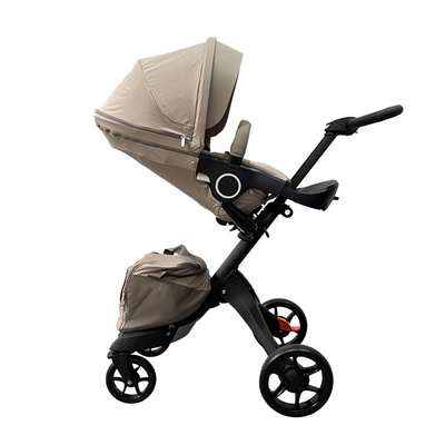 Baby Stroller Luxury Baby Stroller 3 in 1 with En1888 Baby Strollers OEM Customized Aluminium Frame Wheels