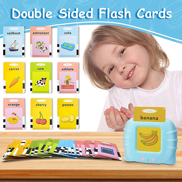 Kids Children Intelligent Audio Flash Card Phonics Reader English Language Learning hine