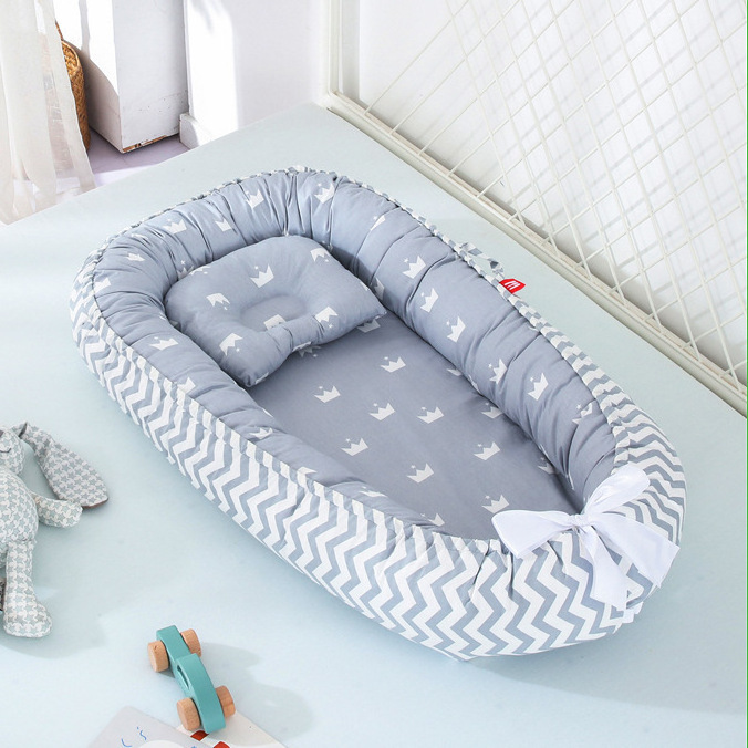 Sleeping Set Newborn Baby Infant Nest Bassinet Portable Snuggle Bed