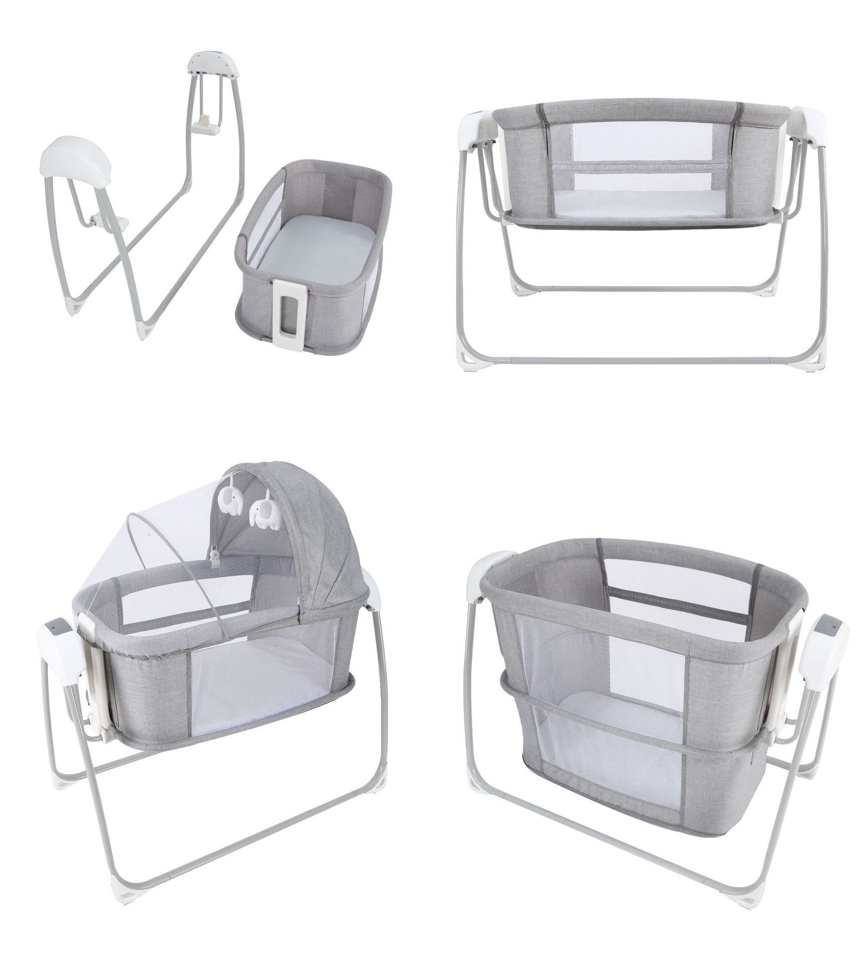 Baby Bedside Bassinet with Removable and Washable Cover