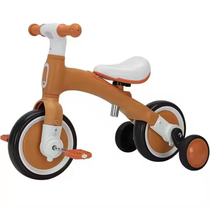 Customized children's balance Tricycle boys and girls toy car dual-purpose folding baby walker 3-in-1 scooter