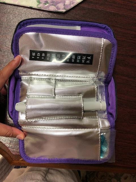 Medical Cooler Epipen Case Portable and Reusable Insulin Travel Cooler Bag for Diabetic Organizer Medical case