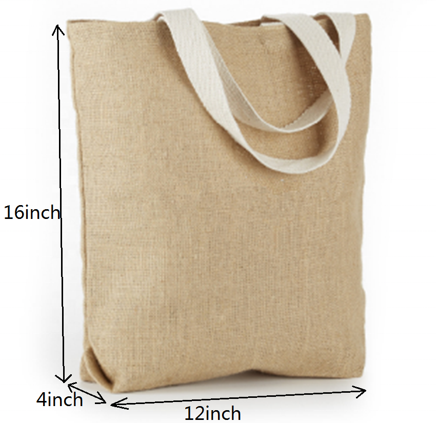 Most Popular Reusable Custom Size Logo Print RPET 100% Hemp Tote Bag For Shopping And Activities