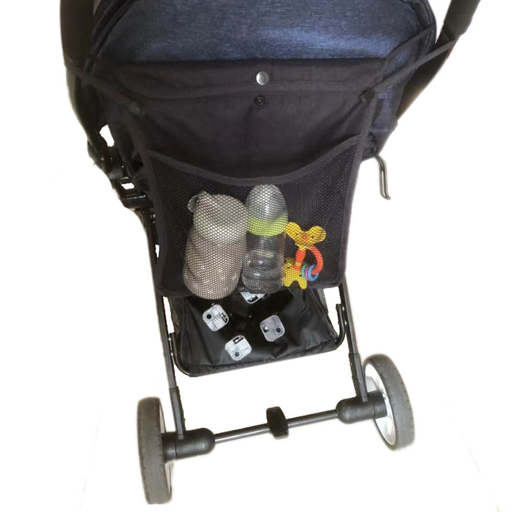 Universal Useful Accessory Baby Stroller Net Diaper Hanging Bag Portable Baby Umbrella Storage Bag Pocket Cup Holder Organizer