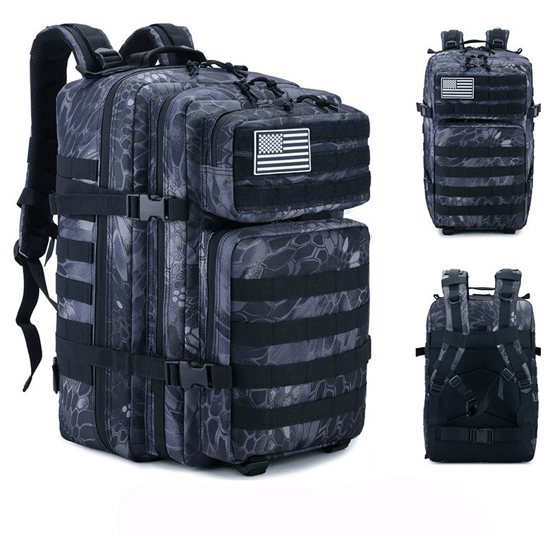 45L Tactical MOLLE Assault 3-Day Pack Tactical Backpack Camping Rucksack Hiking Survival Tactical Backpack