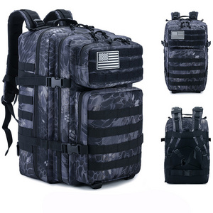 45L Tactical MOLLE Assault 3-Day Pack Tactical Backpack Camping Rucksack Hiking Survival Tactical Backpack