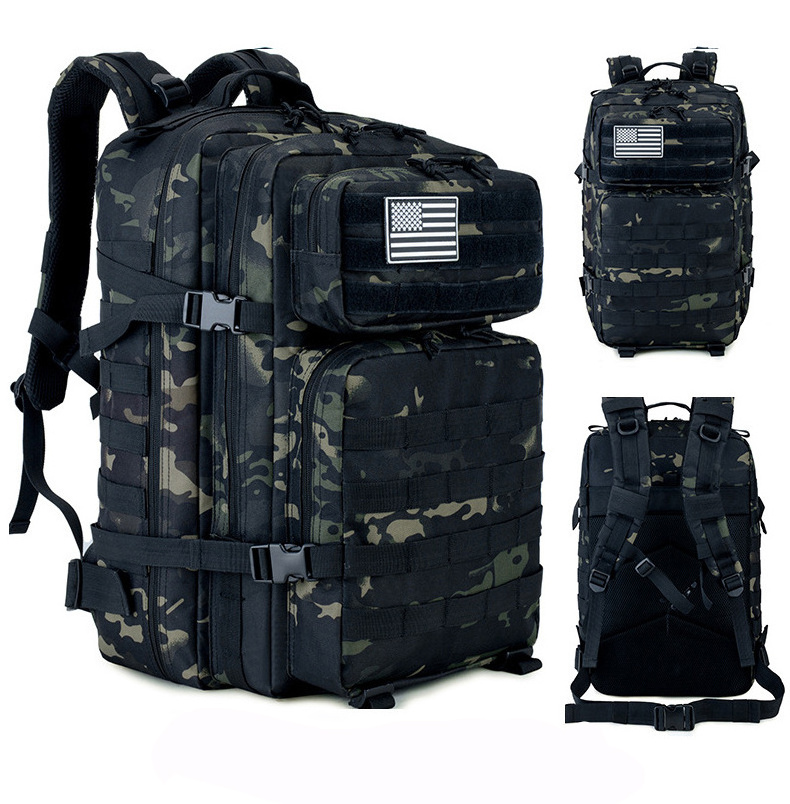 45L Tactical MOLLE Assault 3-Day Pack Tactical Backpack Camping Rucksack Hiking Survival Tactical Backpack