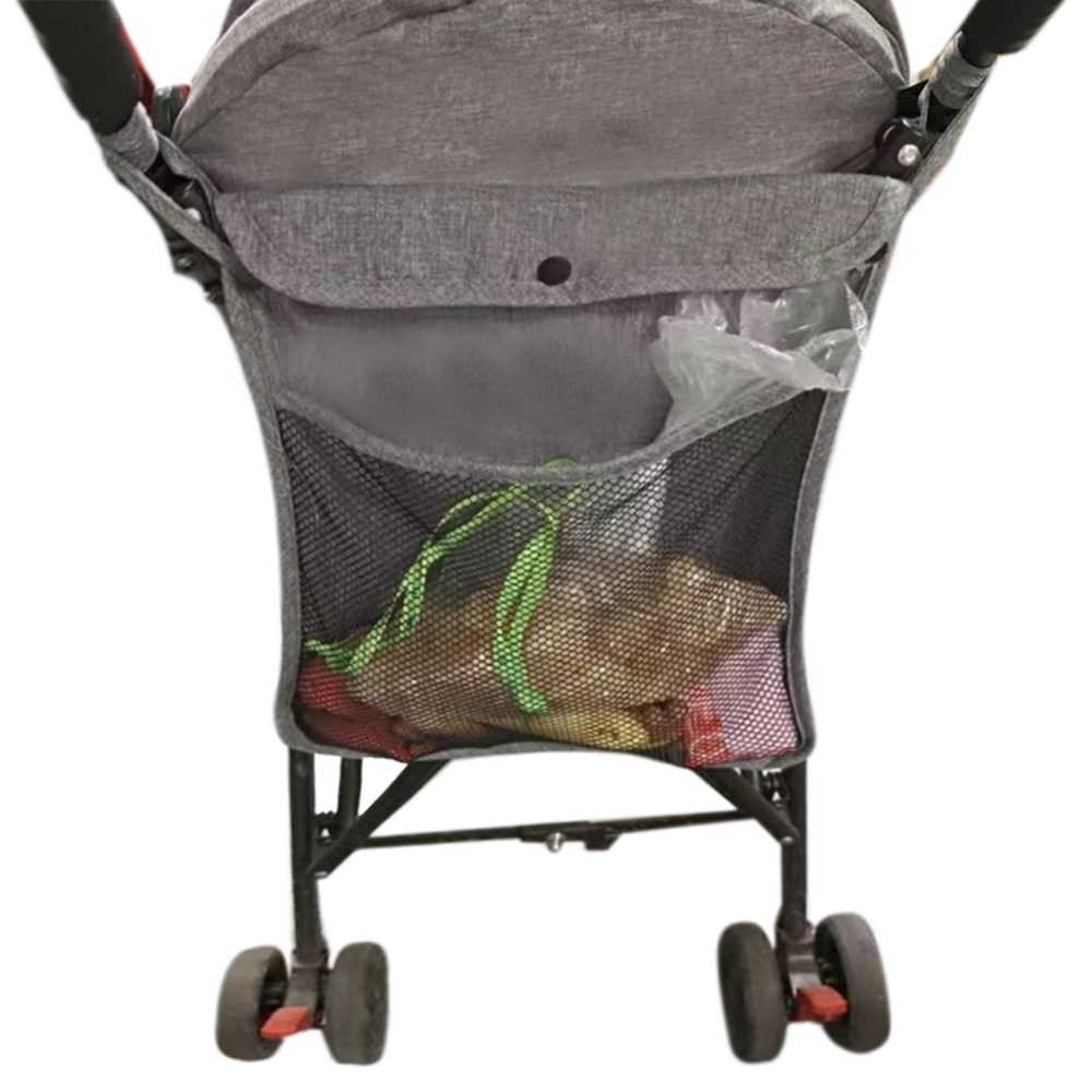 Universal Useful Accessory Baby Stroller Net Diaper Hanging Bag Portable Baby Umbrella Storage Bag Pocket Cup Holder Organizer