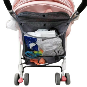 Universal Useful Accessory Baby Stroller Net Diaper Hanging Bag Portable Baby Umbrella Storage Bag Pocket Cup Holder Organizer