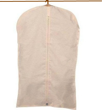 Fancy Custom Wholesale White Suit Cover 100% Nature Cotton Garment Bags For Clothes