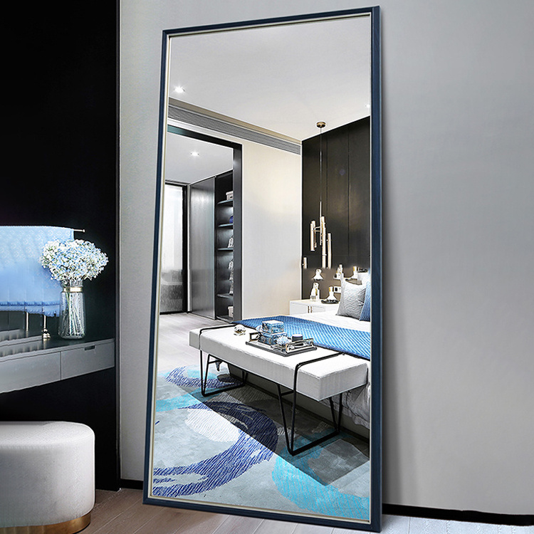 Explosion big wall mirrors full length bedroom framed floor stand  mirror