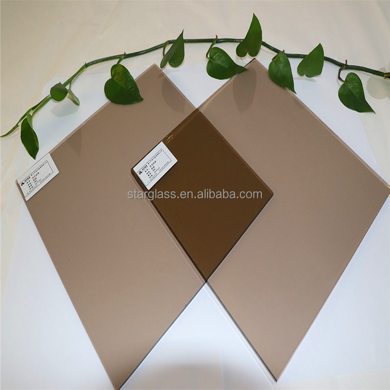 Factory Gold Bronze Grey Tinted Float Reflective Glass Price 2 - 19mm