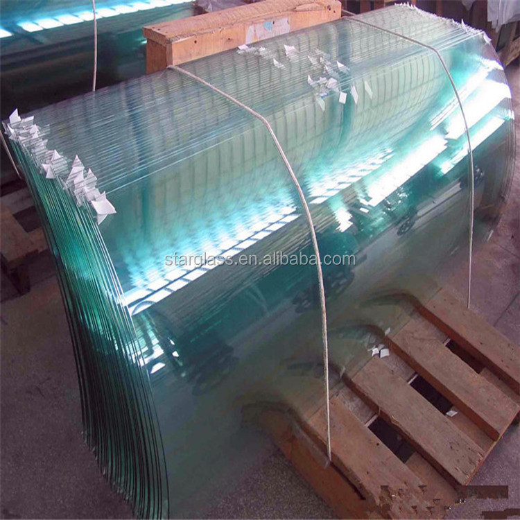 4mm-19mm Curved Tempered Glass Toughened Bent Glass Factory Price