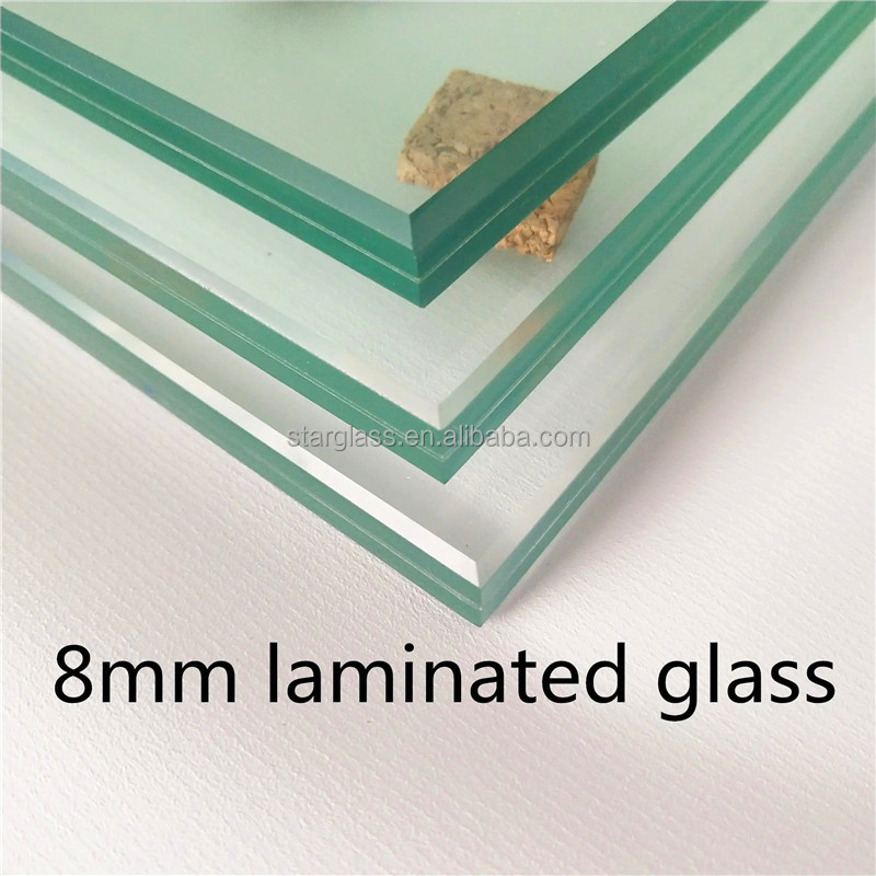 6.38mm 8.38mm Low Iron Clear Float Annealed Laminated Glass Factory