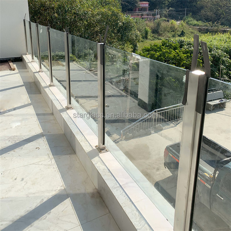 10mm 12mm Tempered Glass Swimming Pool Fence Panel