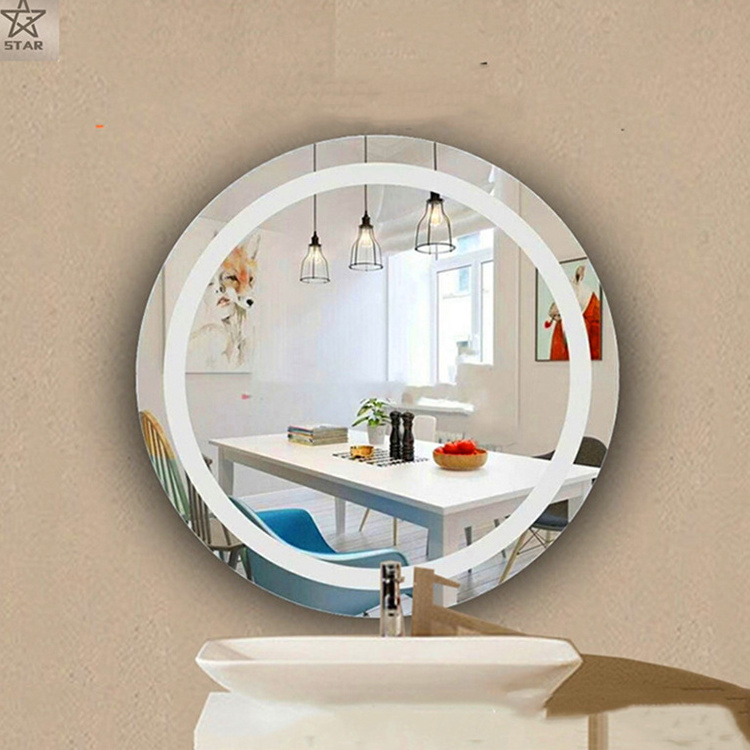 High Quality Wall Mounted Mirror Frame Vanity Mirror Beveled Edge Mirror Rectangle