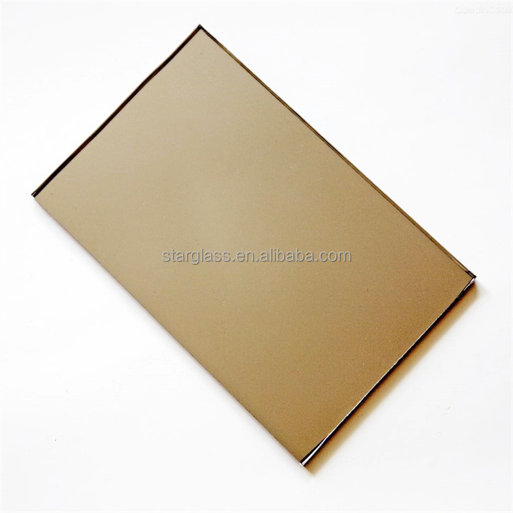 Factory Gold Bronze Grey Tinted Float Reflective Glass Price 2 - 19mm