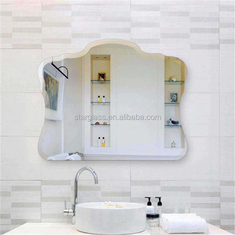 3mm Frameless Bathroom Mirror Decorative Square Wall Glass Mirror Factory Price