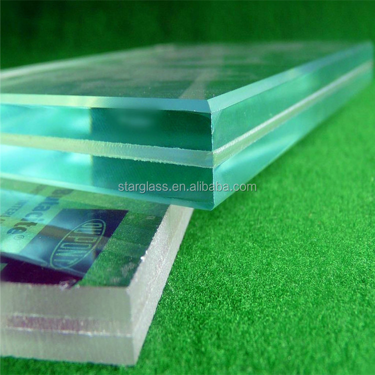 Jumbo Size Annealed PVB SGP Clear Float Laminated Glass EN12150