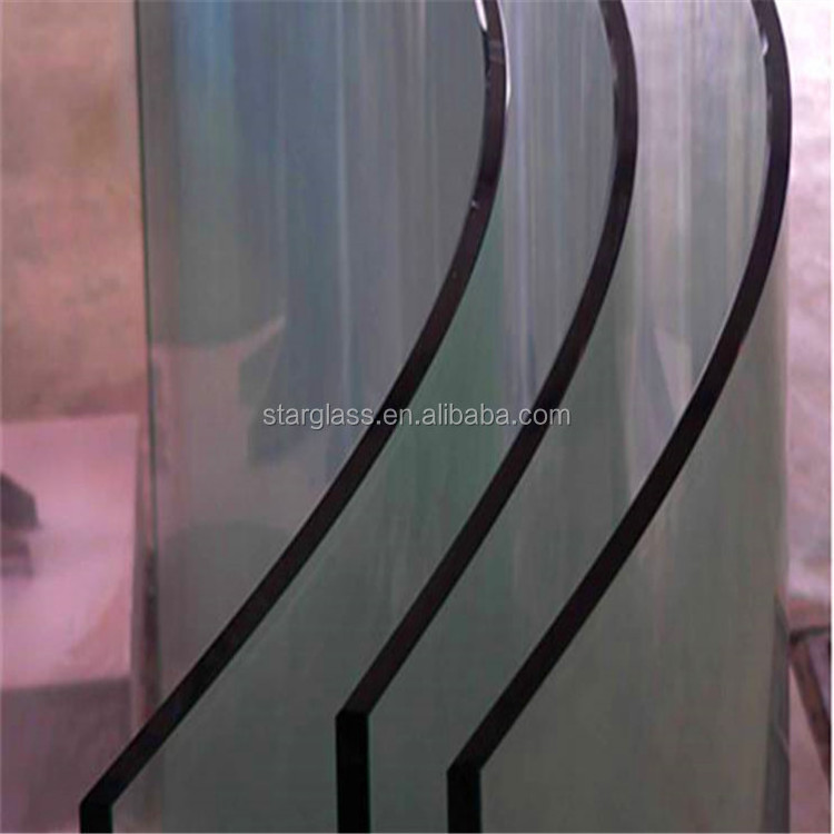 4mm-19mm Curved Tempered Glass Toughened Bent Glass Factory Price