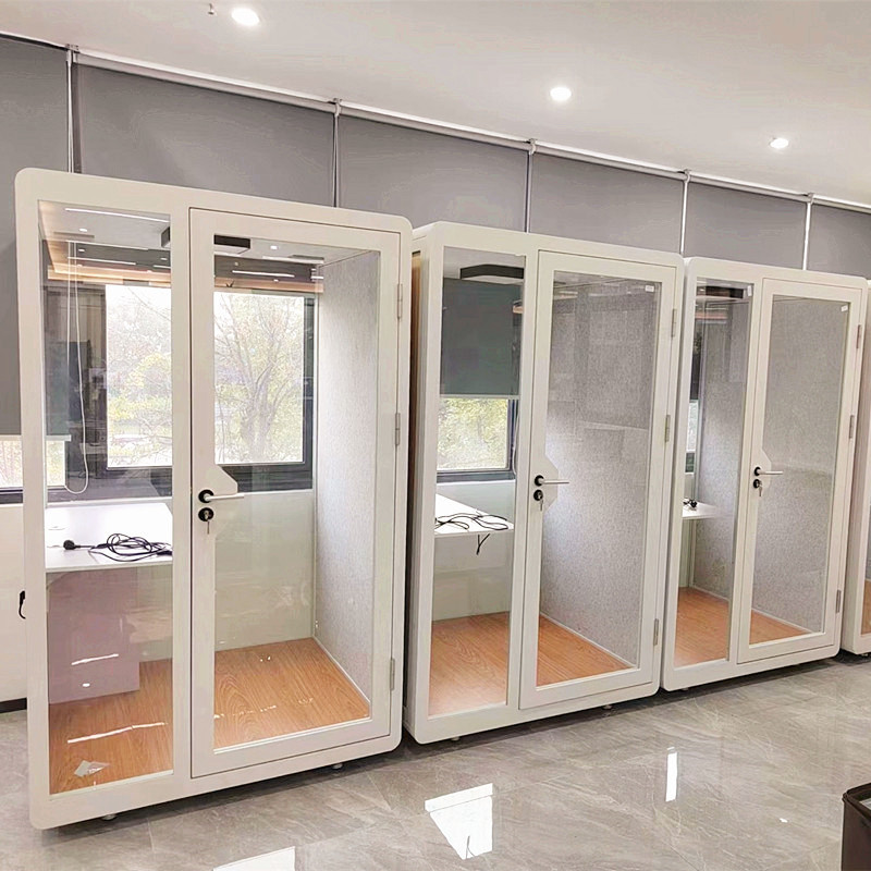 Internal office pods big room soundproof individual soundproof meditation booth with 12V silence fans