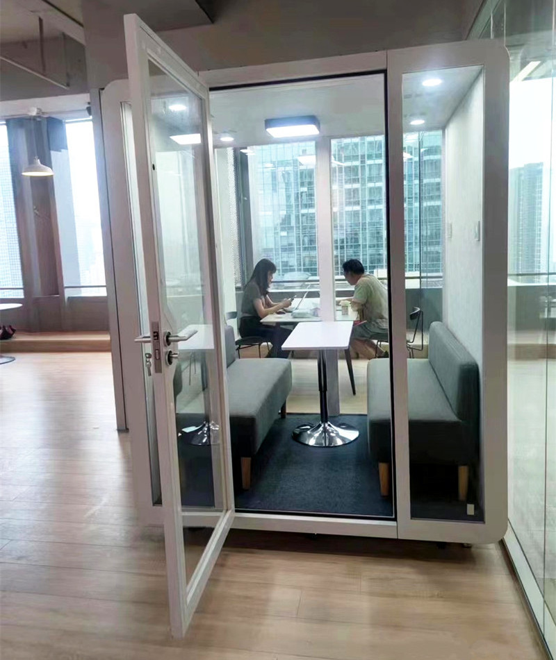 Business negotiation room phone booth portable public office phone booth