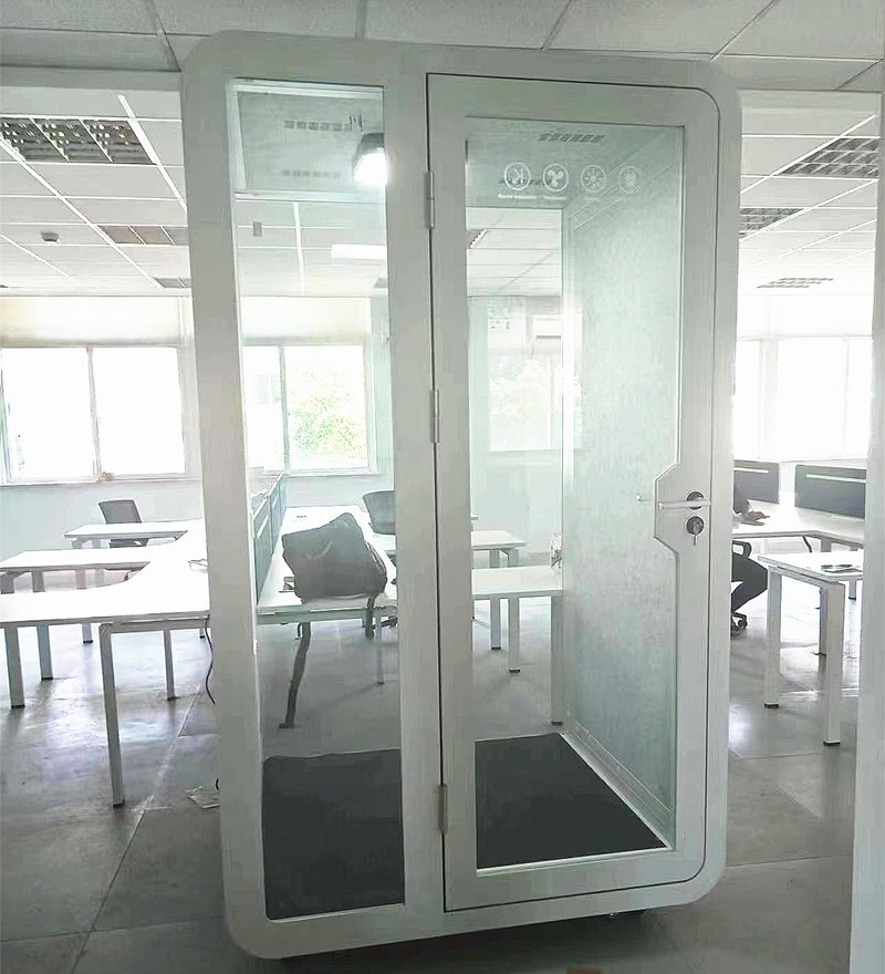 Comfort and greater privacy modular meeting pods ki phone booth hush meeting booths