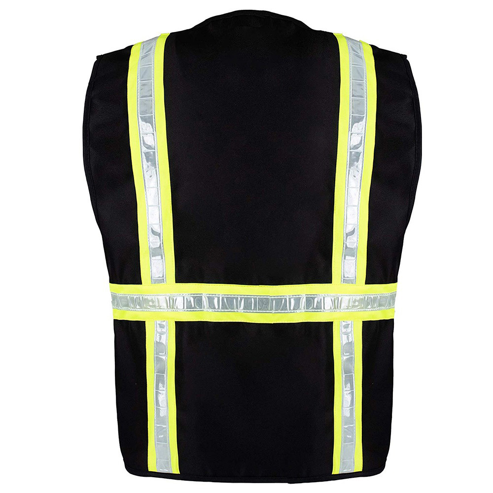 Custom Blue Red Orange Safety Work Vest With Reflective Strips Reflective Vest For Construction Cycling Motorcycle Delivery