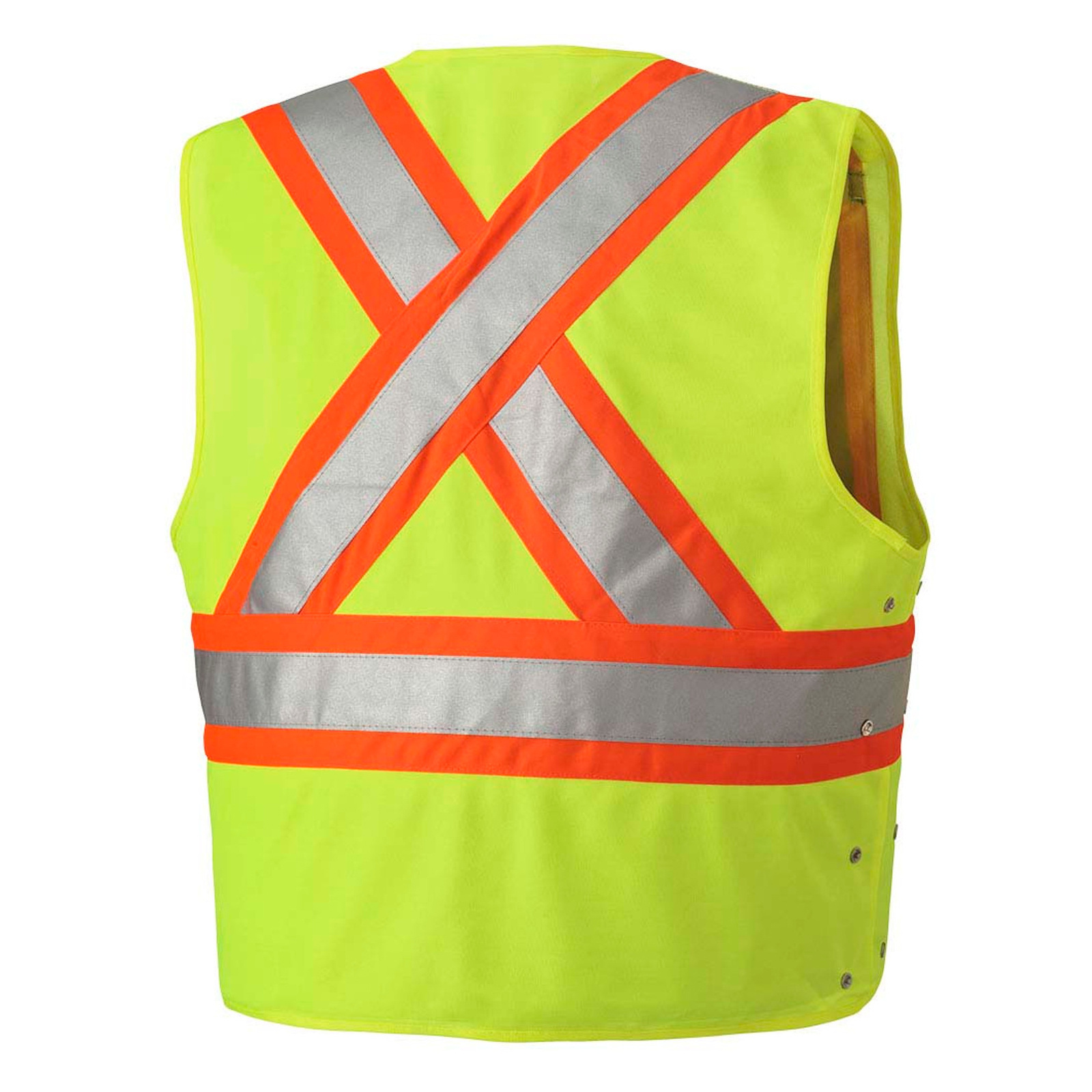 With Zipper Reflective Safety Vest High Visibility Black Multifunctional Pocket Traffic Security Vest Safety Vest With Logo