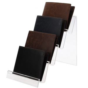 4 Layer Acrylic Purse Stand Wallet Holder Women's Clutch Bag Handbag Stand Retail Book DVD Jewelry Holder Glasses Display