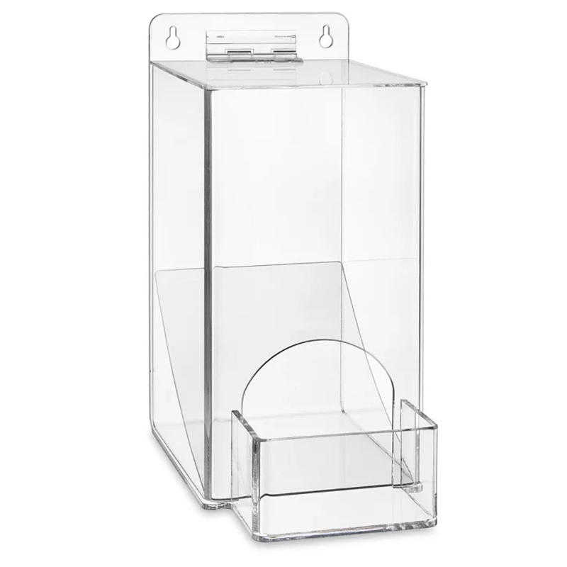 Wall Mounted Clear Acrylic Earplugs Dispenser Lucite Earplugs Storage Box Ear Plug Dispenser Clear Acrylic Earplug Holder